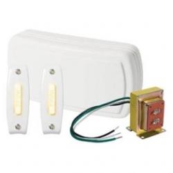 CHIME, 2 LIGHTED PUSHBUTTON, 1 STD. TRANSFORMER